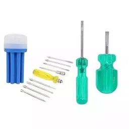 B K JAGAN & CO Screwdriver Set with 8 Pc Neon Bulb & 2-in-1 Screw Driver, 2-in-1 Stubby Screw Driver-14