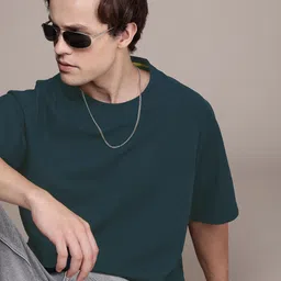 FCUK Men Textured Anti Odour Oversized T-shirt-image-33