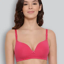 Lyra Combed Cotton Seamless Wrinkle Free Cups Bra with Detachable Strap-picture-10