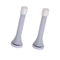 Screw Tight S230301WHT-2 76.2 mm (3 Inch) White Powder Coated Spring Door Stopper (Pack of 2)-image-57