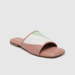 Inc. 5 Women Colourblocked Open Toe Flats-picture-14