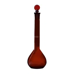 Omsons Germany 5000 ml Amber Class A Volumetric Flask 58/15-2
