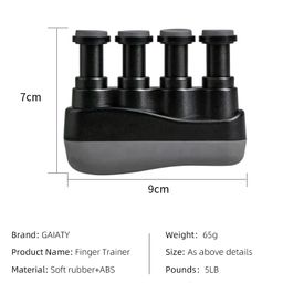 BSITFOW Accessories Hand Exerciser–Improve Dexterity and Strength in Fingers,Hands, Forearms-Adjust Tension Per Finger–Simulated Strings Help Develop Calluses-Comfortable(black)(7x9 cm) image 2