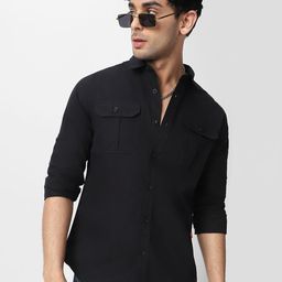 Urbano Fashion Men Opaque Casual Shirt-image-34