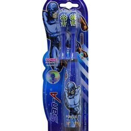 Asera Cartoon Printed Extra Soft Electric Battery Powered Toothbrush - Blue-9