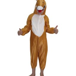 Kaku Fancy Dresses Horse Animal Theme Costume Set - Brown-image-69