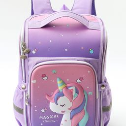 ZOE Backpacks with Unicorn Print Purple - Height 16 Inches-image-85
