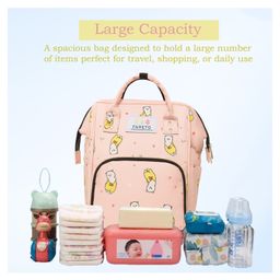 Fareto Multipurpose Stylish Diaper Bag for Mothers Spacious Baby Care Organizer ( Colour May Vary) image 4