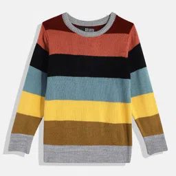 HERE&NOW Boys Colourblocked Pullover Sweater-picture-56