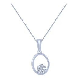 P.C. Chandra Jewellers 14 kt Gold & Diamond Pendant without Chain-picture-43