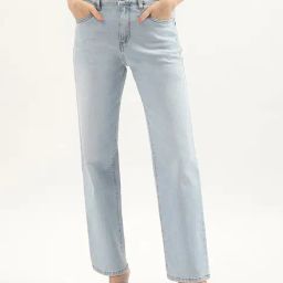 United Colors of Benetton Blue Straight Fit Mid Rise Jeans-image-68