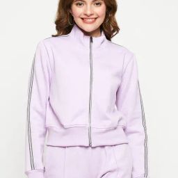 BRINNS Lavender Fleece Front Open Jacket-picture-16