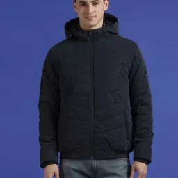Pepe Jeans Navy Regular Fit Quilted Jacket-picture-7