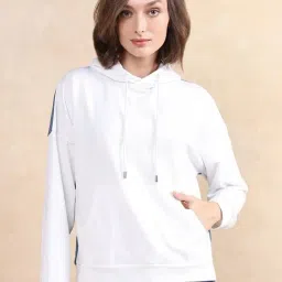 RAREISM White Cotton Blend Solid Long Sleeves Sweatshirt-image-42