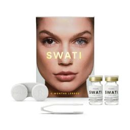 Swati Cosmetics Coloured Contact Lenses - Pearl (6 Months, Power -1.5)-image-89