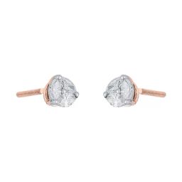 P.N.Gadgil Jewellers Victorian Shine 18kt Yellow Gold & Diamond Stud Earring For Woman-image-7