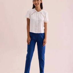 Go Colors! Royal Blue Cotton Pants-image-19