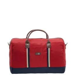 BagsRUs Red Solid Medium Duffle Handbag-13