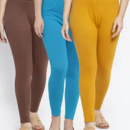 Gracit Multicolor Regular Fit Leggings-picture-11