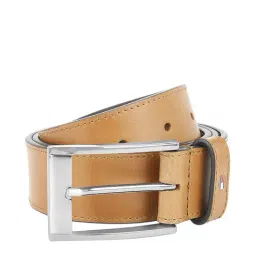 Tommy Hilfiger Burgman Tan Leather Waist Belt for Men-33