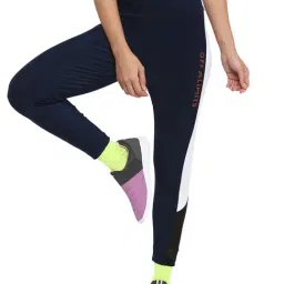 OFF LIMITS Navy Graphic Print Tights-2
