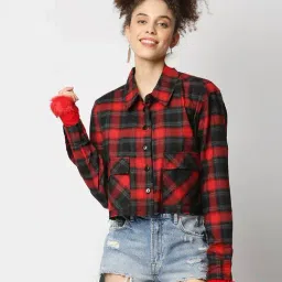 Remanika Multicolor Checkered Shirt-image-21