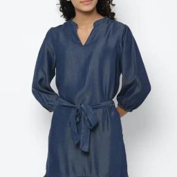 Allen Solly Navy Regular Fit Dress-image-50