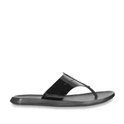 Mochi Men's Black Thong Sandals-image-47