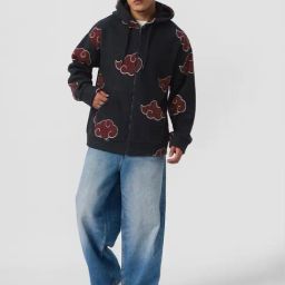 The Souled Store Black Print Casual Jacket-image-25