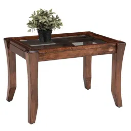 Durian Hopper Brown Solid Wood Side & End Table in Walnut Finish-image-64