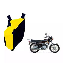 Auto Pearl Waterproof Two Wheeler Cover For Yamaha RX135 (Yellow & Blue)-30