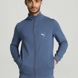 Puma NRP India Powder Blue Cotton Slim Fit Sweatshirt-32