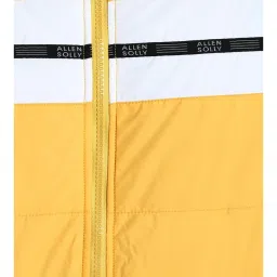Allen Solly Sport Yellow Regular Fit Colour Block Jacket image 4