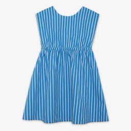 Ed-a-Mamma Kids Blue Striped Dress-image-91