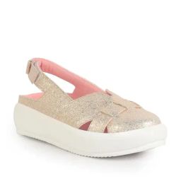 Fausto Women's Rose Gold Back Strap Sandals-image-95