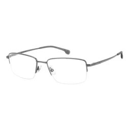 Carrera Dark Grey Rectangular Optical Frames for Men-image-5
