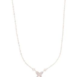 Forever New Christa Stone Butterfly Necklace for Women-image-8