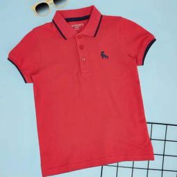 Pantaloons Junior Boys Fiery Red Cotton Solid T-Shirts-image-22
