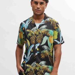 Lindbergh Multicolored Regular Fit Printed Shirt-6