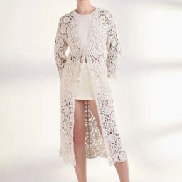 Showoff Beige Cotton Regular Fit Shrug-38