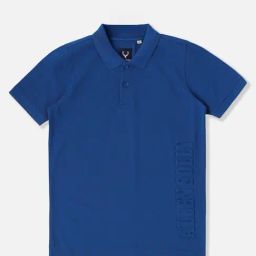 Allen Solly Boys Blue Cotton T-Shirt-image-50