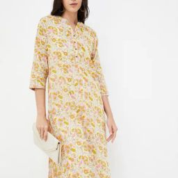 Melange by Lifestyle Beige Floral Print Kurta-image-50