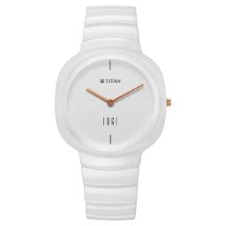 Edge By Titan 2757QC01 Ceramic Squircle Ladies Analog Watch for Women-90