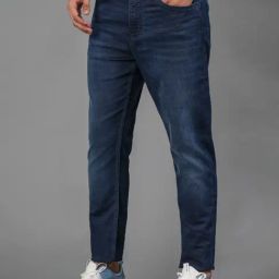 Red Tape Dark Blue Relaxed Fit Jeans-image-93