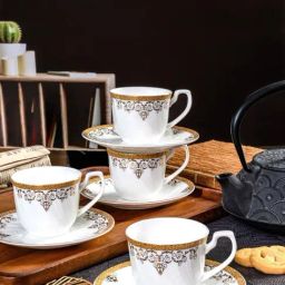 Goodhomes White Bone China 15pcs Tea Set-41