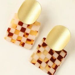 Sohi Gold Plated Party Designer Drop Earrings-12