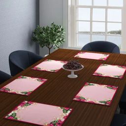 Romee Pink Cotton Floral Table Placemats-image-76