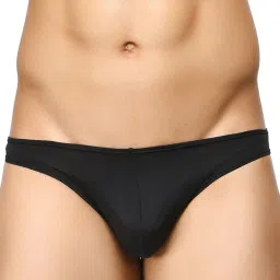 BASIICS by La Intimo Black & Red Solid Briefs (Pack of 5) image 2