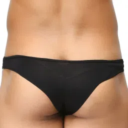 BASIICS by La Intimo Black & Yellow Solid Briefs (Pack of 3) image 5