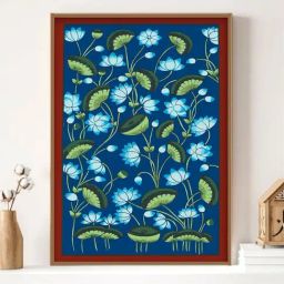 Indian Classic Art Multicolor Canvas Abstract Wall Art-image-51